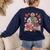 Thanksgiving Teacher Books Turkey Reading Book Women's Sweatshirt Back Print Navy Thanksgiving Teacher Books Turkey Reading Book Women's Sweatshirt Back Print Navy