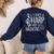 That's a Sharp Not a Hashtag Music Teacher Musicians Women's Sweatshirt Back Print Navy