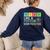 Think Like A Proton Stay Positive Science Teacher Women's Sweatshirt Back Print Navy Think Like A Proton Stay Positive Science Teacher Women's Sweatshirt Back Print Navy