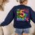 Tie Dye 5th Grade Typography Team Fifth Grade Teacher For Men Women Girls Kids Women's Sweatshirt Back Print Navy