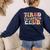 Tired Teachers Club Groovy Teachers Back To School Tee Women's Sweatshirt Back Print Navy Tired Teachers Club Groovy Teachers Back To School Tee Women's Sweatshirt Back Print Navy