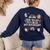 The Tired Teachers Department Retro Groovy Back To School Women's Sweatshirt Back Print Navy The Tired Teachers Department Retro Groovy Back To School Women's Sweatshirt Back Print Navy