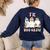 TK Boo Crew Retro Groovy Halloween Floral Ghost TK Teacher Women's Sweatshirt Back Print Navy TK Boo Crew Retro Groovy Halloween Floral Ghost TK Teacher Women's Sweatshirt Back Print Navy