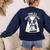 Today Is A Boston Terrier Day Cute Dog Lover Cartoon Women's Sweatshirt Back Print Navy