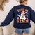 Trick Or Teach Cute Floral Ghost Teacher Halloween Costume Women's Sweatshirt Back Print Navy Trick Or Teach Cute Floral Ghost Teacher Halloween Costume Women's Sweatshirt Back Print Navy