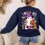 Trick Or Teach Groovy Teacher Ghost Halloween Teacher Women's Sweatshirt Back Print Navy Trick Or Teach Groovy Teacher Ghost Halloween Teacher Women's Sweatshirt Back Print Navy