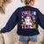 Trick Or Teach Teacher Ghost Teaching Fun Halloween Teacher Women's Sweatshirt Back Print Navy