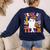 Trick Or Teach Teacher Pencil Ghost Halloween Teacher Women's Sweatshirt Back Print Navy Trick Or Teach Teacher Pencil Ghost Halloween Teacher Women's Sweatshirt Back Print Navy