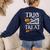 Trig Or Treat Shirt Halloween Math Teacher School College Men Women Kids Women's Sweatshirt Back Print Navy