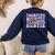 Twinning With My Teacher Bestie Teaching Partner Women's Sweatshirt Back Print Navy