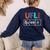 UFLI Queen Science Of Reading Literacy Teacher Appreciation Women's Sweatshirt Back Print Navy UFLI Queen Science Of Reading Literacy Teacher Appreciation Women's Sweatshirt Back Print Navy