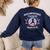 Never Underestimate Teachers Who Runs For Fun Women's Sweatshirt Back Print Navy