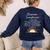 Vintage Human Sunshine Definition Teachers Mom Boss Women Women's Sweatshirt Back Print Navy