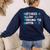 Vintage Math Teacher Saying Women's Sweatshirt Back Print Navy