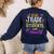 Will Trade Students For Candy Teacher Cute Halloween Costume Women's Sweatshirt Back Print Navy Will Trade Students For Candy Teacher Cute Halloween Costume Women's Sweatshirt Back Print Navy