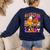 Will Trade Students For Candy Teacher Halloween Women's Sweatshirt Back Print Navy Will Trade Students For Candy Teacher Halloween Women's Sweatshirt Back Print Navy