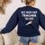 Wood Shop Teacher For Dad From Student Women's Sweatshirt Back Print Navy Wood Shop Teacher For Dad From Student Women's Sweatshirt Back Print Navy