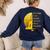 Yoga Meditation Buddha Yoga Teacher T-Shirt Women's Sweatshirt Back Print Navy