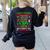 12 Days Of Teaching Special Education IEPS SPED Teacher Xmas Women's Sweatshirt Back Print Black