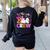 1st Grade Boo Crew First Grade Halloween Costume Teacher Kid Women's Sweatshirt Back Print Black 1st Grade Boo Crew First Grade Halloween Costume Teacher Kid Women's Sweatshirt Back Print Black