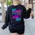 1st Grade Is My Jam Vintage 80s 80's Teacher Student Retro Women's Sweatshirt Back Print Black 1st Grade Is My Jam Vintage 80s 80's Teacher Student Retro Women's Sweatshirt Back Print Black