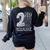 2nd Grade Typography Team 2nd Grade Teacher Back To School Women's Sweatshirt Back Print Black 2nd Grade Typography Team 2nd Grade Teacher Back To School Women's Sweatshirt Back Print Black