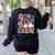4th Grade Boo Crew Fourth Grade Teacher Kids Happy Halloween Women's Sweatshirt Back Print Black 4th Grade Boo Crew Fourth Grade Teacher Kids Happy Halloween Women's Sweatshirt Back Print Black