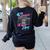 4th Grade Is My Jam Vintage 80s Boombox Teacher Student Women's Sweatshirt Back Print Black