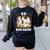 5K Boo Crew Halloween Teacher K5 Floral Ghost Trick Or Teach Women's Sweatshirt Back Print Black 5K Boo Crew Halloween Teacher K5 Floral Ghost Trick Or Teach Women's Sweatshirt Back Print Black