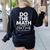 6 7 Six Seven Math Teacher Gen Z Alpha Meme Slang Boys Girls Women's Sweatshirt Back Print Black