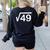 67 Six Seven Meme Square Root Couple Matching Teacher Women's Sweatshirt Back Print Black 67 Six Seven Meme Square Root Couple Matching Teacher Women's Sweatshirt Back Print Black
