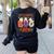 6th Grade Boo Crew Sixth Grade Halloween Teacher Kid Women's Sweatshirt Back Print Black 6th Grade Boo Crew Sixth Grade Halloween Teacher Kid Women's Sweatshirt Back Print Black
