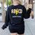 ABCD Highway To Spell Pencil Teacher & Student Font Me Women's Sweatshirt Back Print Black ABCD Highway To Spell Pencil Teacher & Student Font Me Women's Sweatshirt Back Print Black