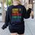 Admit It You Low Key Love ELA Bruh First Day School Teacher Women's Sweatshirt Back Print Black