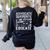 Advocate Support Accept Educate Special Education Teacher Women's Sweatshirt Back Print Black Advocate Support Accept Educate Special Education Teacher Women's Sweatshirt Back Print Black