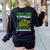 AG Teacher English Is Important But Agriculture Teacher Women's Sweatshirt Back Print Black