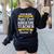 Agriculture Teacher Appreciation AG Teacher Women's Sweatshirt Back Print Black Agriculture Teacher Appreciation AG Teacher Women's Sweatshirt Back Print Black