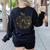 Apple Camoflauge Clothing Camo Student Teacher Cute School Women's Sweatshirt Back Print Black Apple Camoflauge Clothing Camo Student Teacher Cute School Women's Sweatshirt Back Print Black