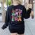 In My Art Teacher Era Teaching Future Artist Back To School Women's Sweatshirt Back Print Black In My Art Teacher Era Teaching Future Artist Back To School Women's Sweatshirt Back Print Black