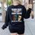 Theatre Teacher Drama Lover Theatre Mask Drama Teacher Women's Sweatshirt Back Print Black Theatre Teacher Drama Lover Theatre Mask Drama Teacher Women's Sweatshirt Back Print Black