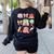 Back To School Coquette Teacher Women Girl Kindergarten PreK Women's Sweatshirt Back Print Black Back To School Coquette Teacher Women Girl Kindergarten PreK Women's Sweatshirt Back Print Black