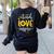 Back To School Teach Love And Inspire Teacher Sunflower Women's Sweatshirt Back Print Black Back To School Teach Love And Inspire Teacher Sunflower Women's Sweatshirt Back Print Black