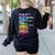 Back To School Teacher We Are Like A Box Of Crayons Women's Sweatshirt Back Print Black