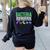 Bacteria Culture Biology Science Teacher Biologist Women's Sweatshirt Back Print Black Bacteria Culture Biology Science Teacher Biologist Women's Sweatshirt Back Print Black