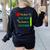 THE BEST TEACHERS ARE BORN IN DECEMBER Women's Sweatshirt Back Print Black THE BEST TEACHERS ARE BORN IN DECEMBER Women's Sweatshirt Back Print Black