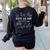 Born To Yap Forced To IEP I Encourage Progress SPED Teacher Women's Sweatshirt Back Print Black Born To Yap Forced To IEP I Encourage Progress SPED Teacher Women's Sweatshirt Back Print Black