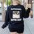 Boston Terrier Dog Official Sleepshirt Pajamas Nightgown For Men Women Kids Women's Sweatshirt Back Print Black