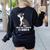 Boston Terrier Dog Owner Grandma Women's Sweatshirt Back Print Black