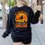 My Broom Broke So Now I Teach English Halloween Teacher Women's Sweatshirt Back Print Black My Broom Broke So Now I Teach English Halloween Teacher Women's Sweatshirt Back Print Black