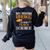 My Broom Broke So Now I Teach Science Teacher Halloween Women's Sweatshirt Back Print Black